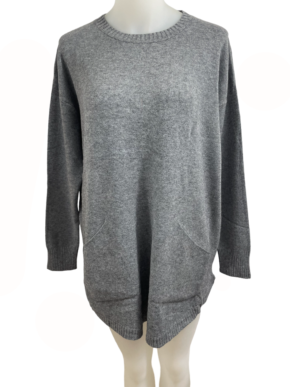 Upload image to gallery, Ens. Oversized top and woven polka dot scarf in super soft knit