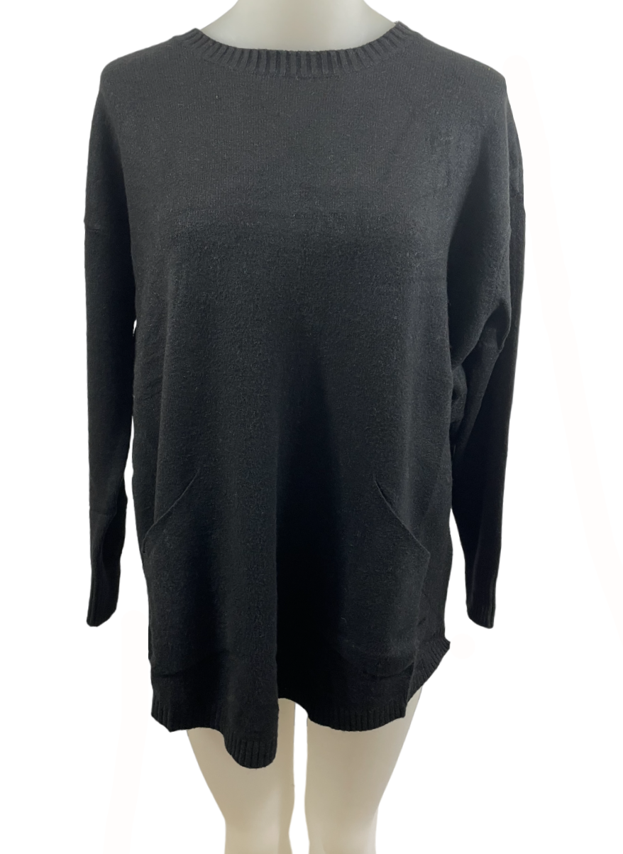 Upload image to gallery, Ens. Oversized top and woven polka dot scarf in super soft knit