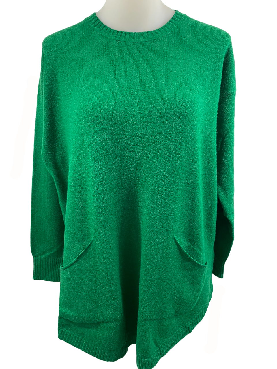 Upload image to gallery, Ens. Oversized top and woven polka dot scarf in super soft knit