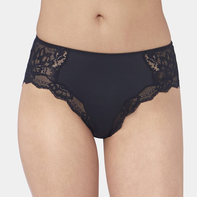 Upload image to gallery, High-cut panties with lace inserts - Triumph