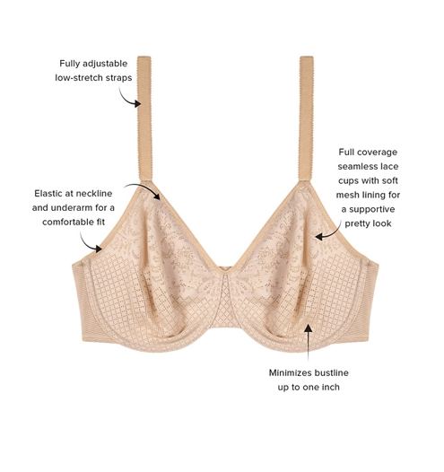 Load image in gallery, Bra minimizer visual effects - Wacoal