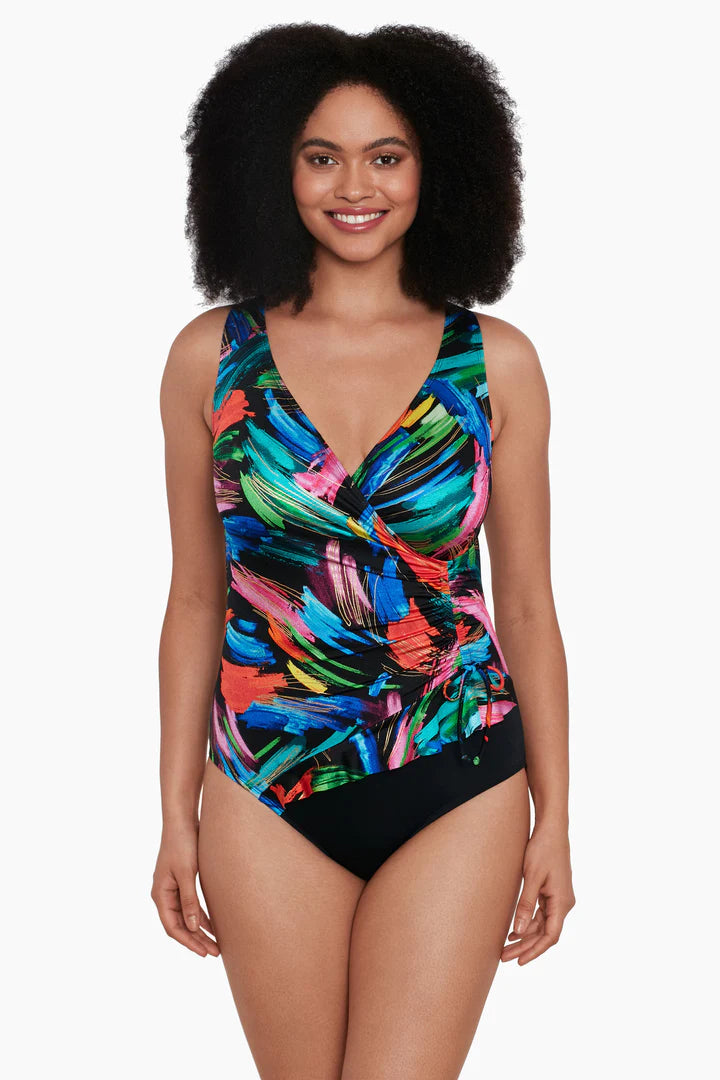 Charger l'image dans la galerie, Maillot 1 pc cache-cœur imp. jeu de peinture