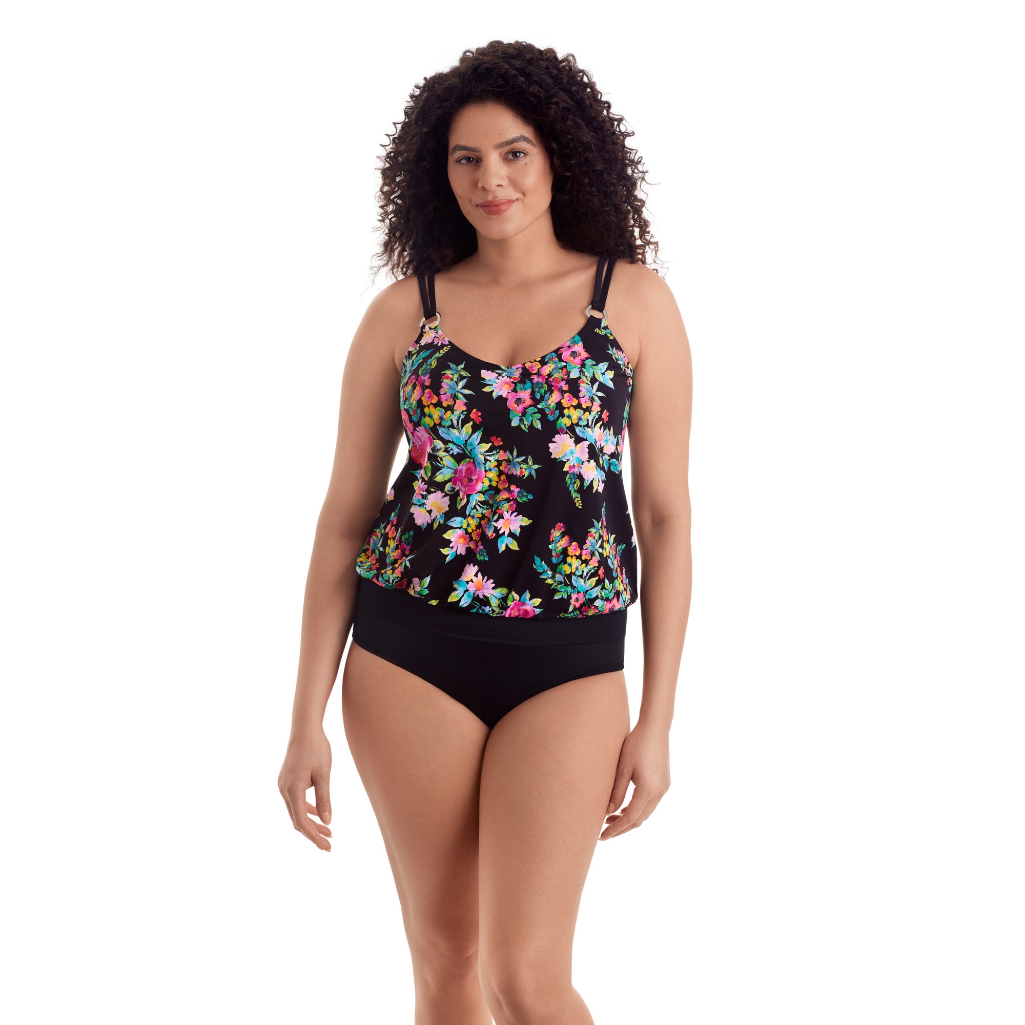 Charger l'image dans la galerie, Haut de maillot tankini blouson Blooming Beauty - Séparé