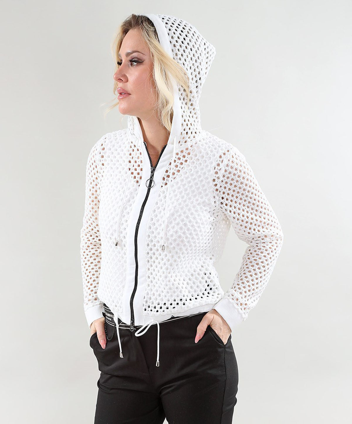 Upload image to gallery, Crochet Hooded Jacket - Michael Tyler
