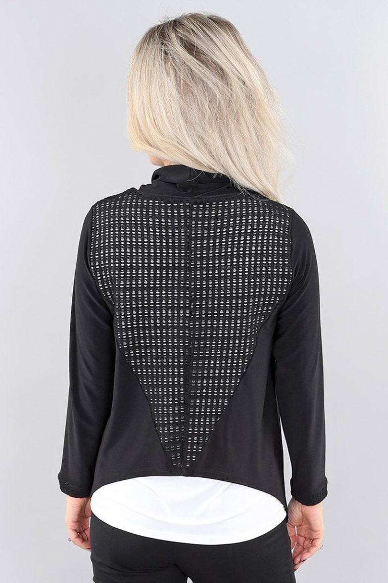 Load Image in Gallery, Asymmetrical Two-Tone Top, Two-Piece Effect - Michael Tyler
