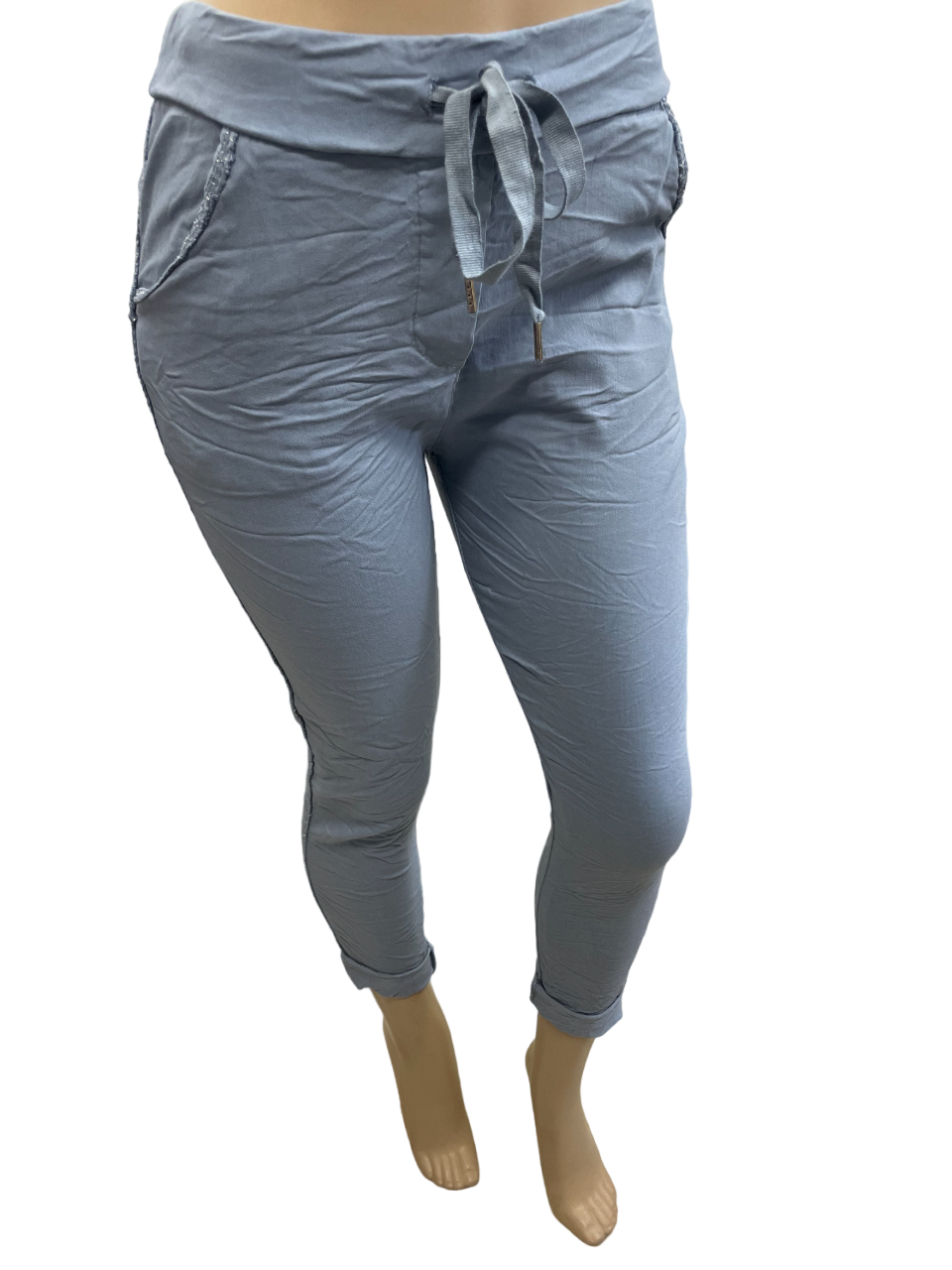 Charger l'image dans la galerie, Pantalon d'Italie orné de lurex
