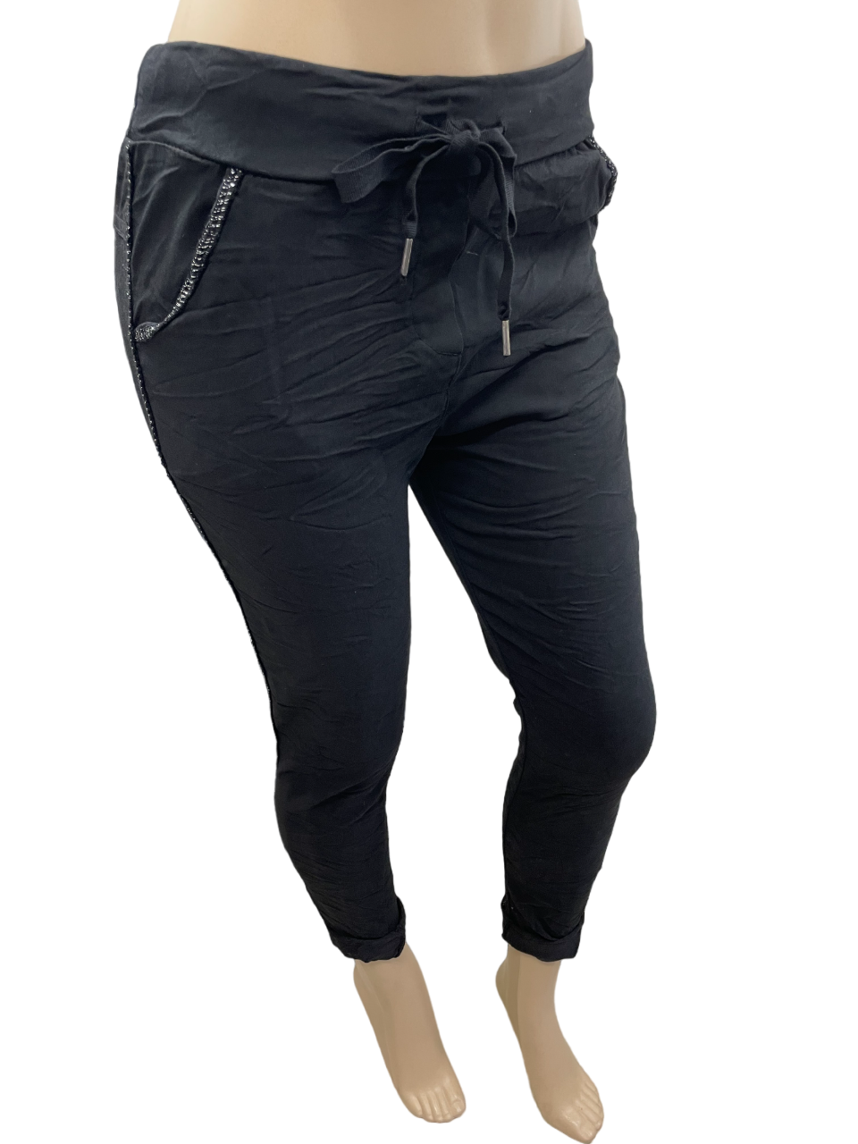 Charger l'image dans la galerie, Pantalon d'Italie orné de lurex
