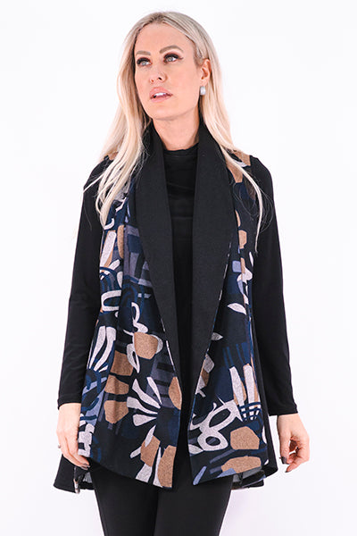 Sleeveless tasseled knit jacket - Michael Tyler