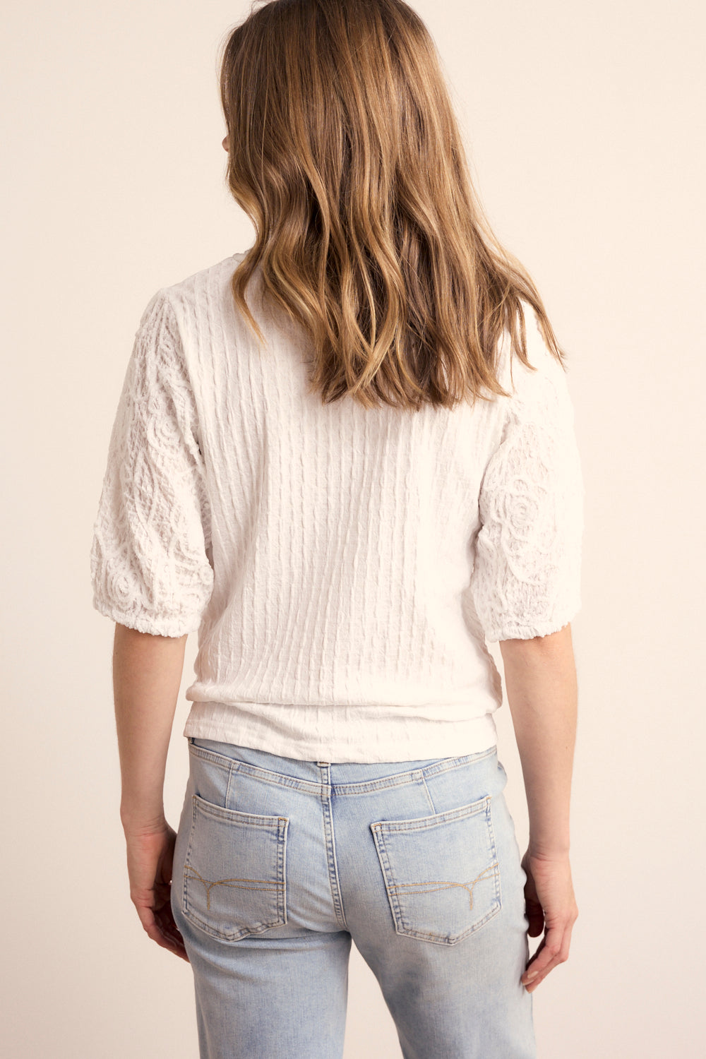 Upload image to gallery, Textured Top with Front Bow - Tramontana
