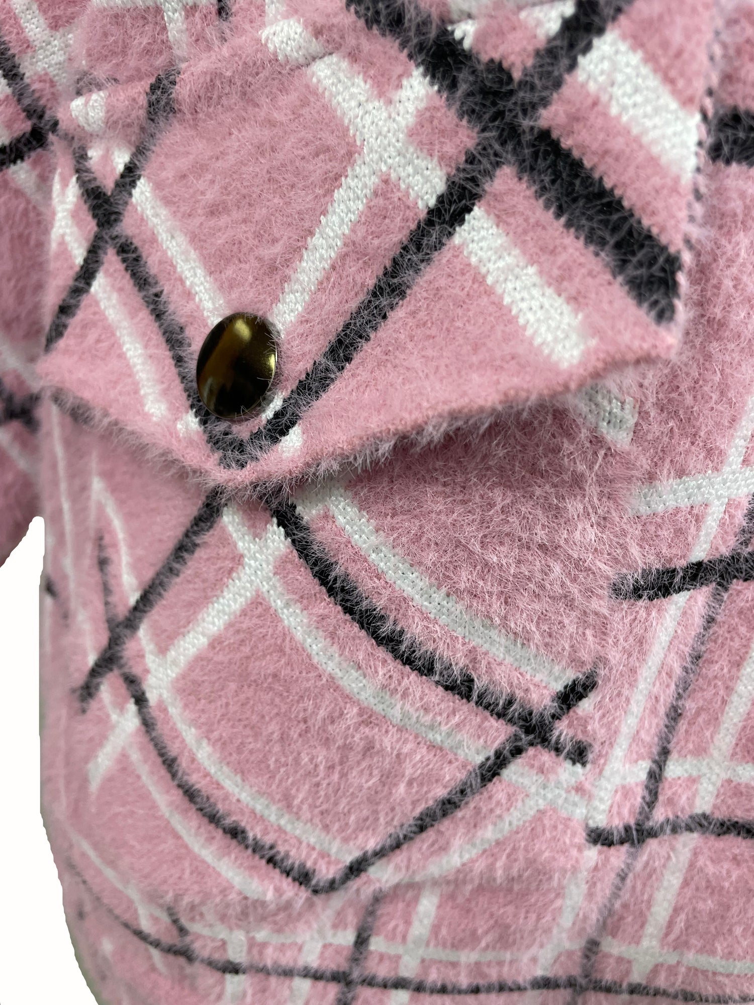 Charger l'image dans la galerie, Veste en tricot à carreaux
