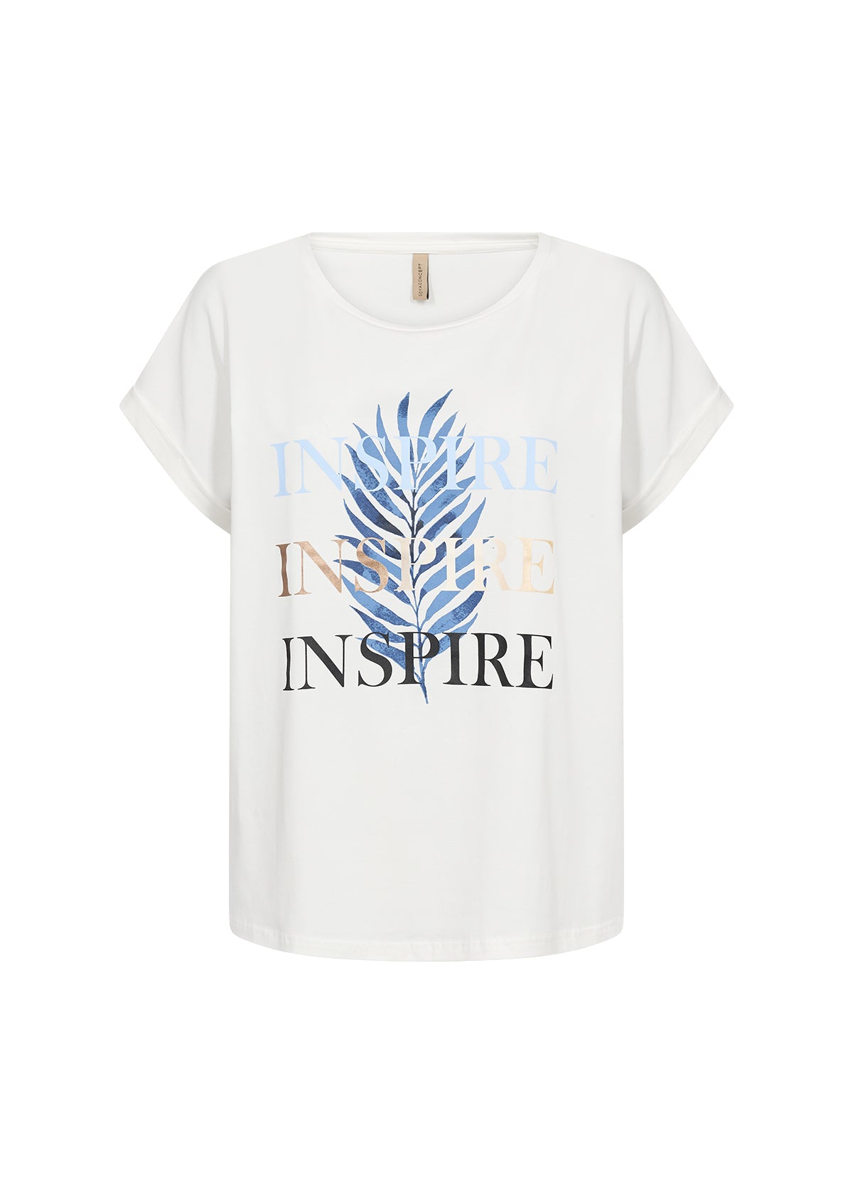 Charger l'image dans la galerie, T-shirt en coton imprimé Inspire
