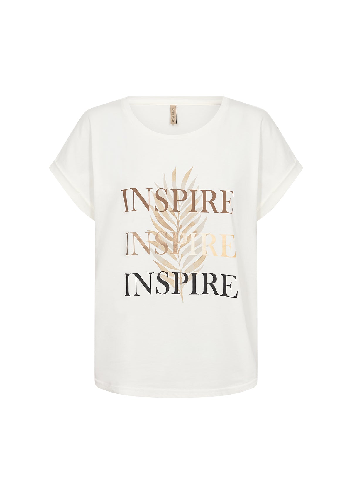 Charger l'image dans la galerie, T-shirt en coton imprimé Inspire
