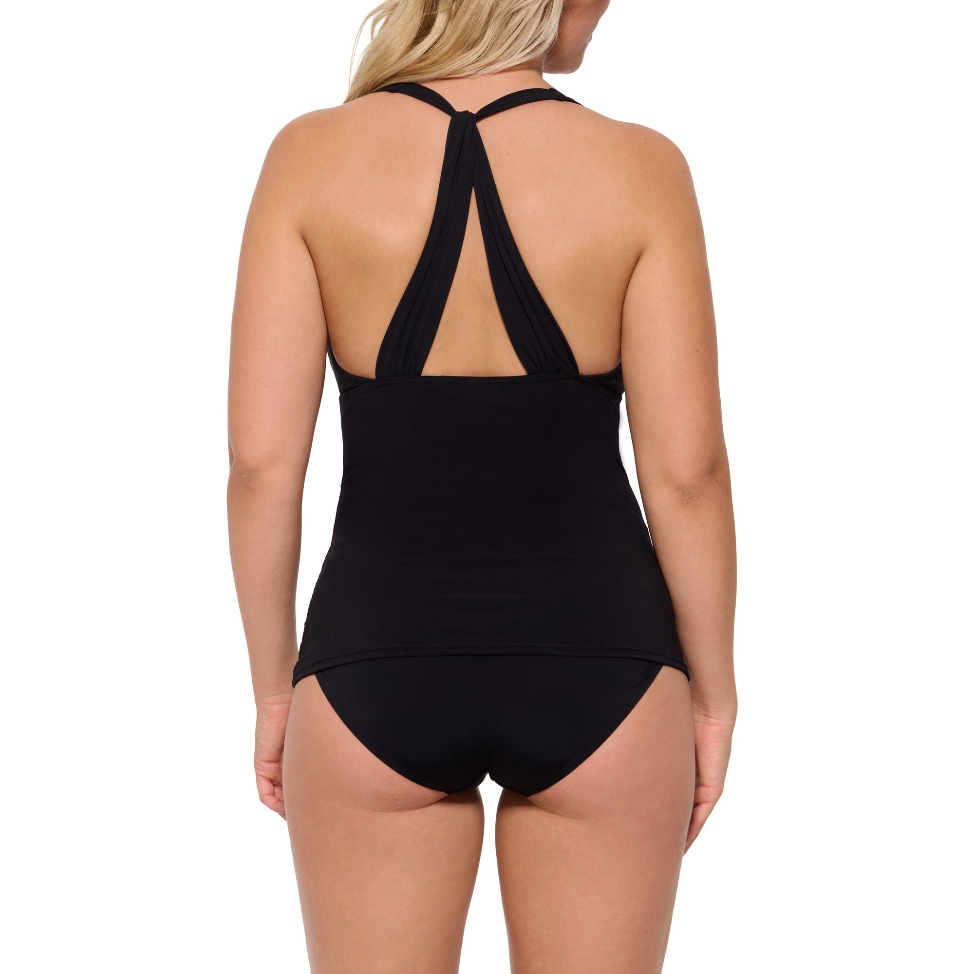 Charger l'image dans la galerie, Tankini au décolleté plongeant avec croisé à l'arrière - séparé
