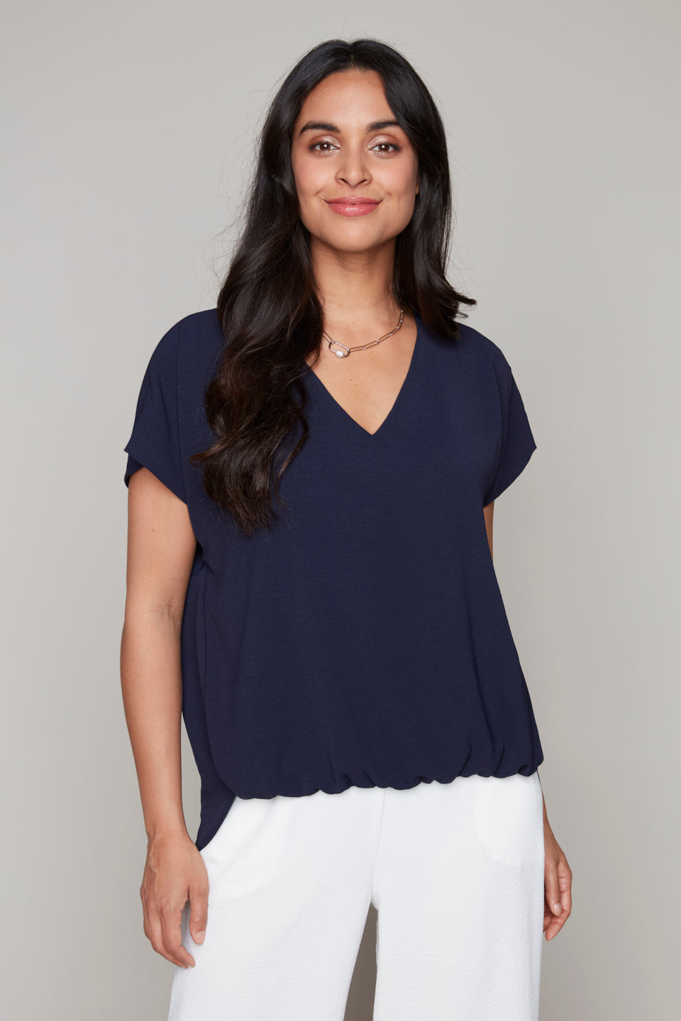 Textured puffy Top with longer back - Compli K