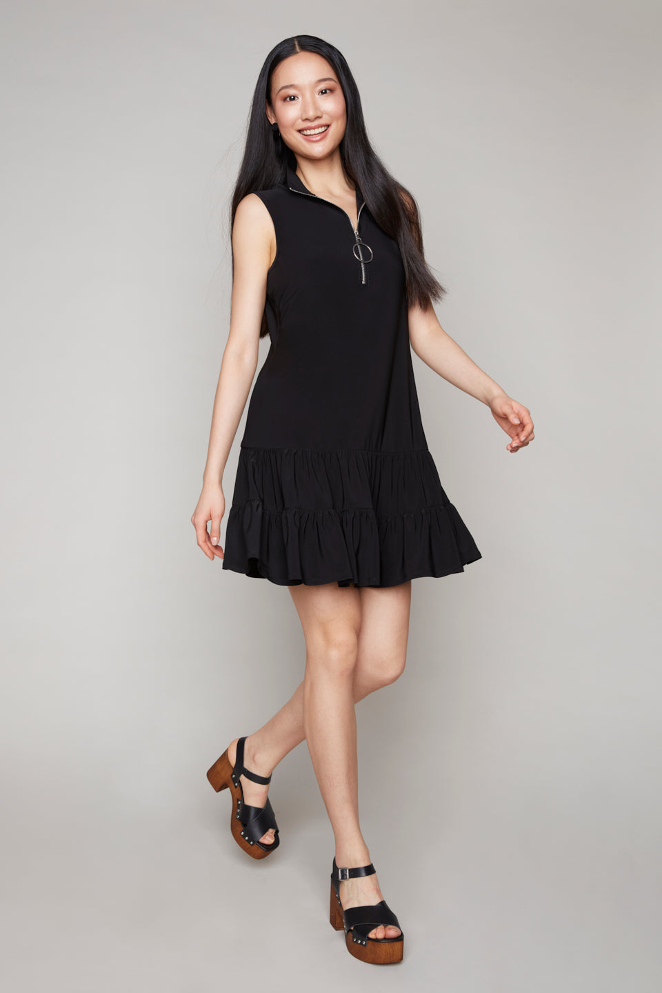 All-round dress with frills at the bottom - Compli K