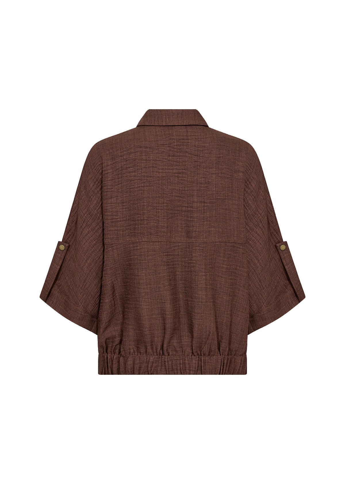 Upload image to gallery, Jacket with shirt collar and three-quarter sleeves
