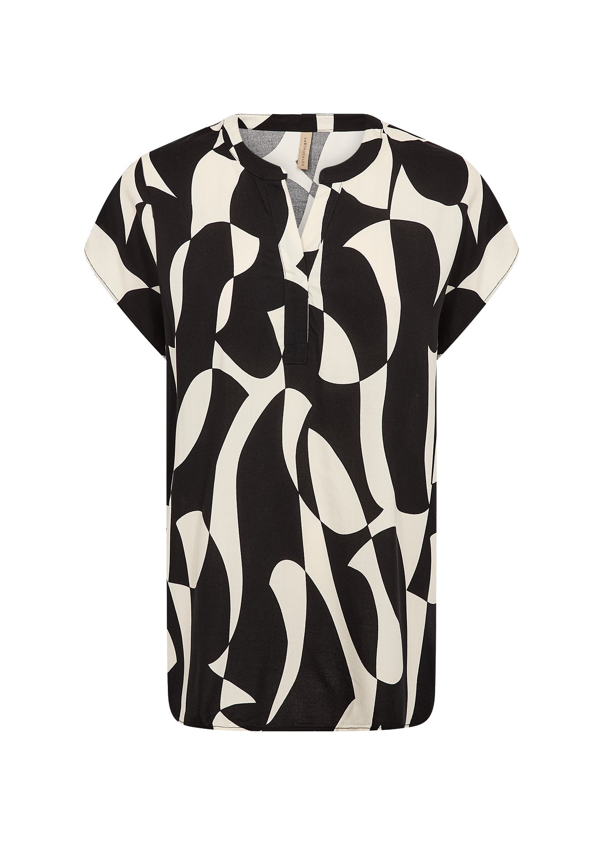 Upload image to gallery, Two-tone printed blouse - Soya Concept
