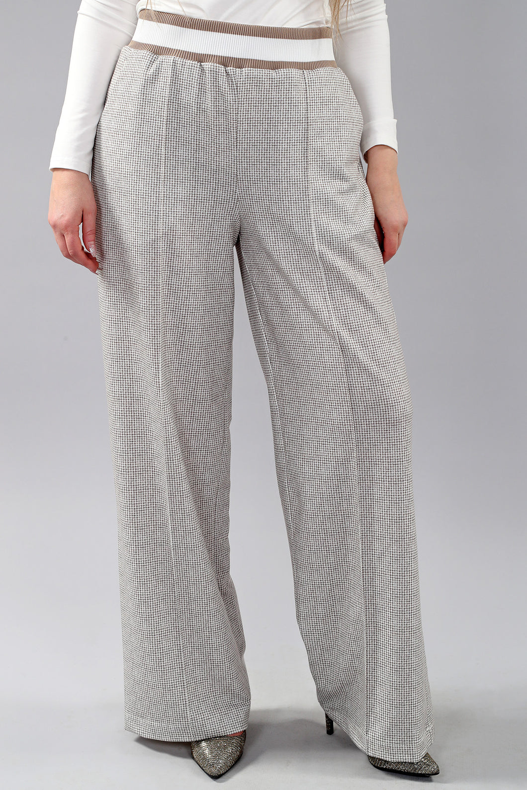 Printed wide-leg pants - Michael Tyler