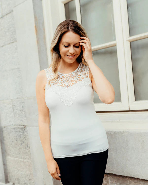 Upload image to gallery, Top camisole guipure with front/back guipure
