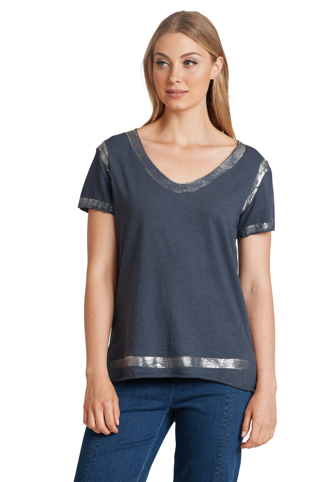 Knit Top with sheen - Claire Desjardins