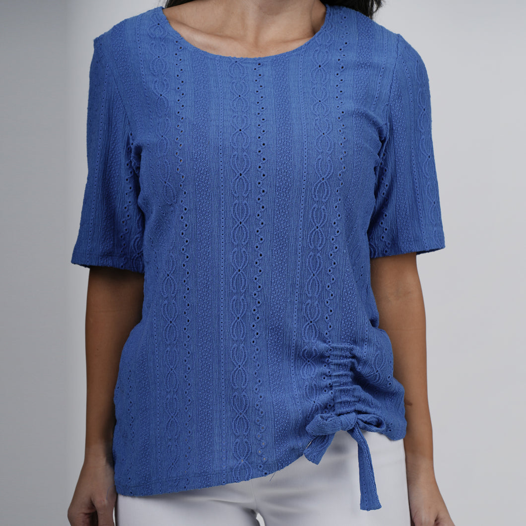 Textured Top with eyelets and adjustable buckle