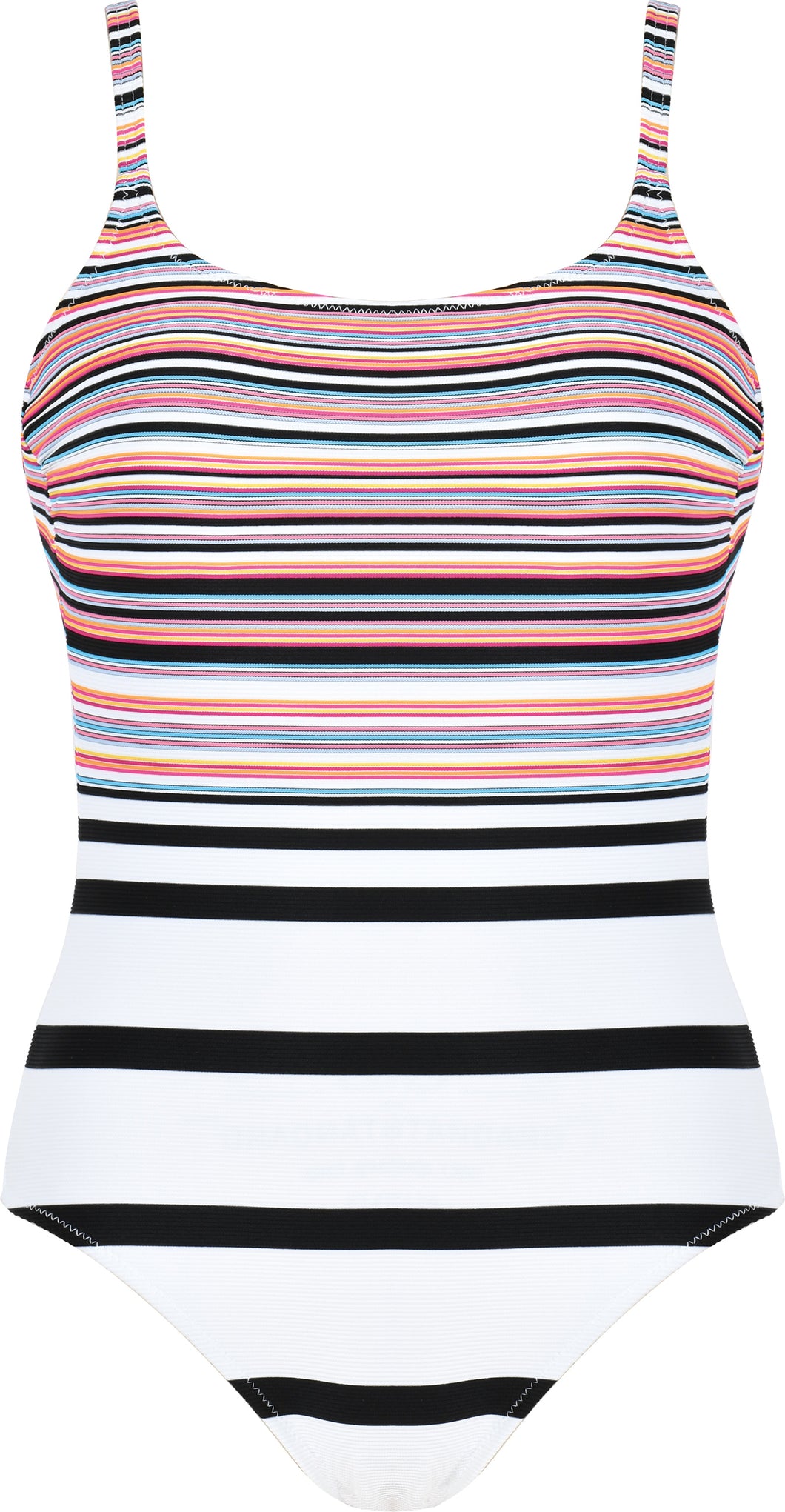 1p striped swimsuit - Naturana