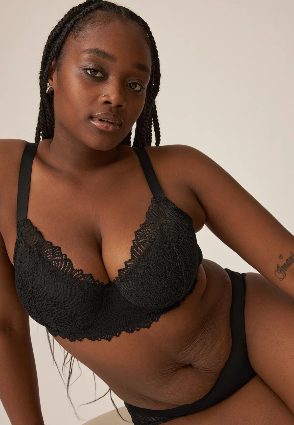 Charger l'image dans la galerie, Soutien-gorge à arm. doublé dentelle Naturana
