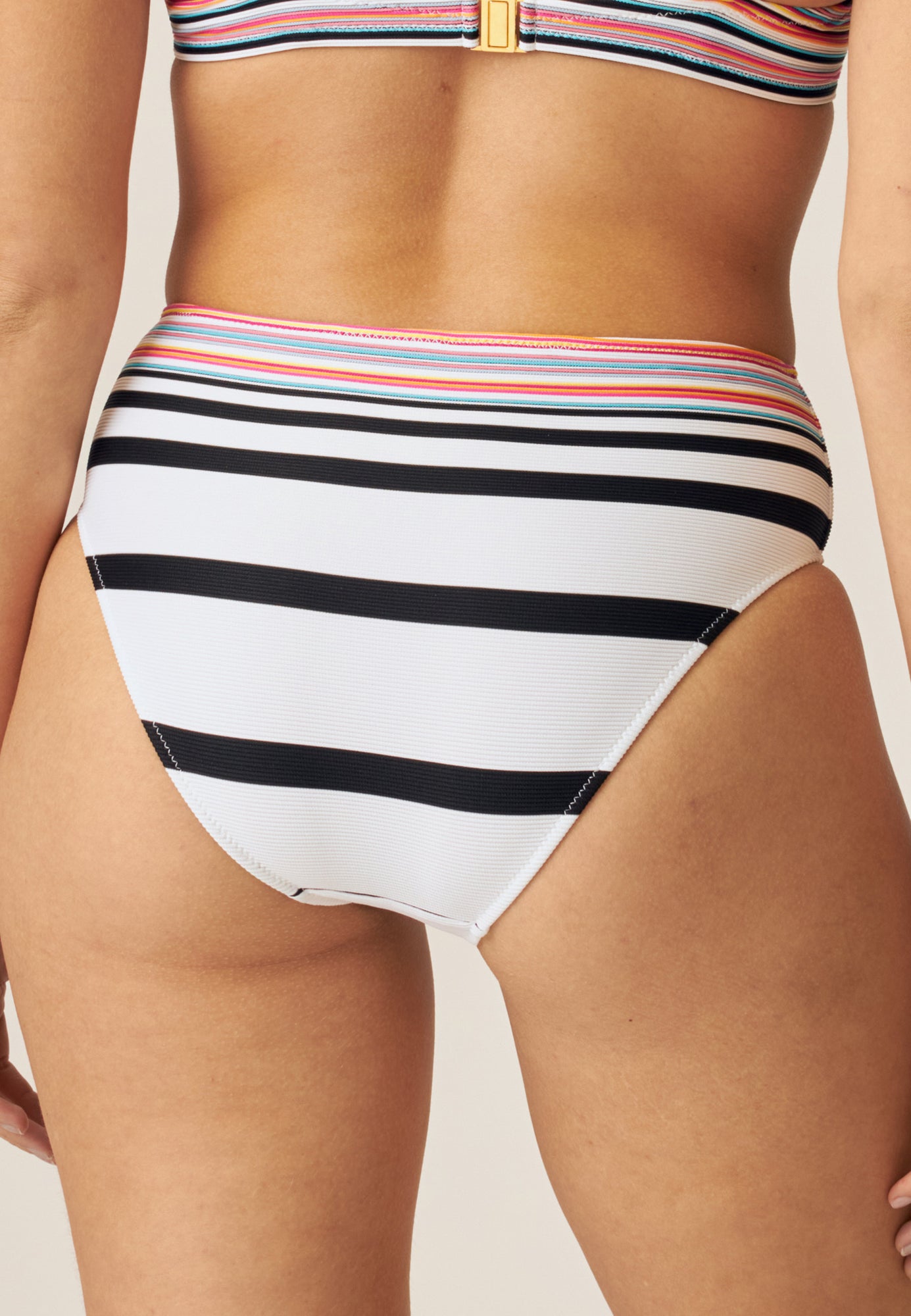 Charger l'image dans la galerie, Ensemble maillot bikini coussiné à rayures - Naturana
