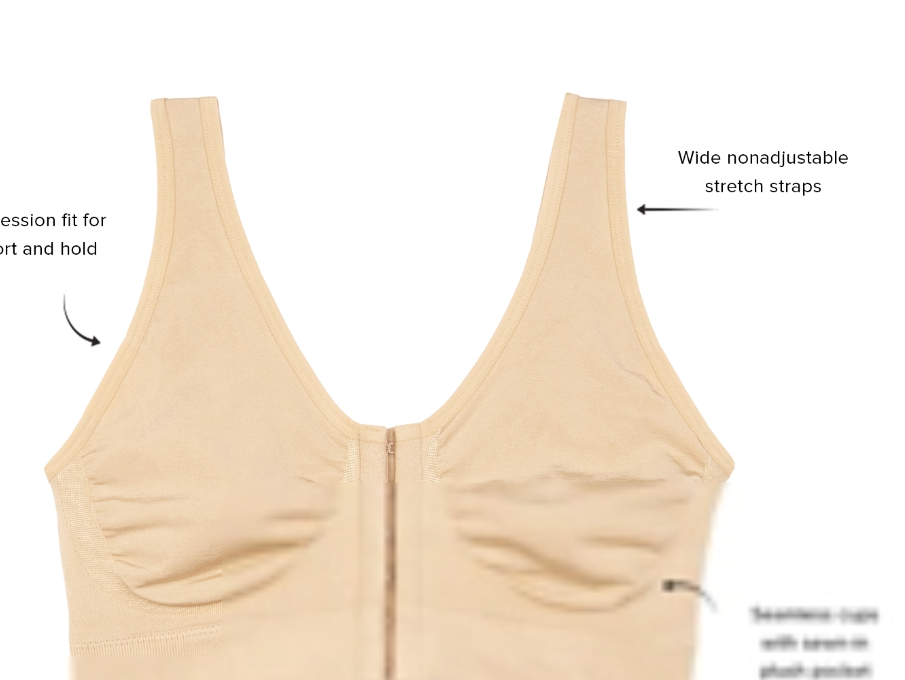 Charger l'image dans la galerie, Bralette sans armatures confortable pouvant être utilisée pour mastectomie
