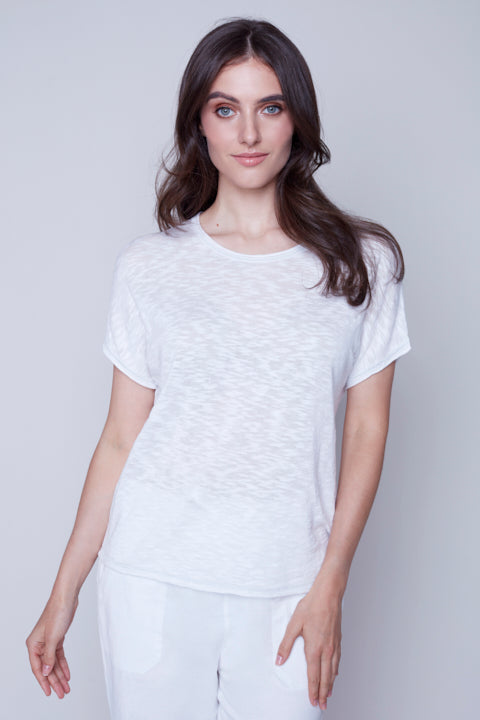 Charger l'image dans la galerie, Haut en tricot fini lurex promo - Claire Desjardins
