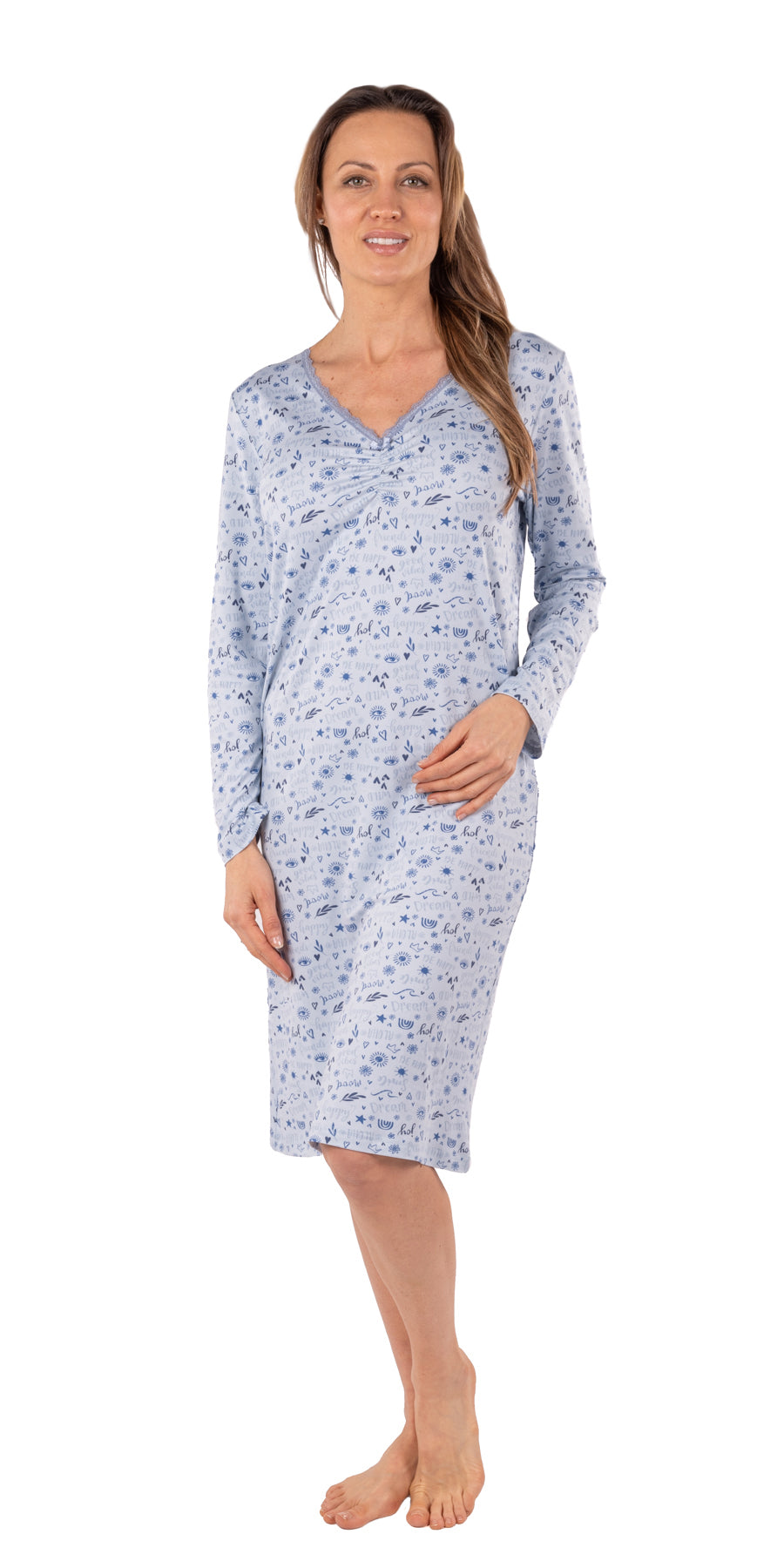 Printed nightgown scripts promo