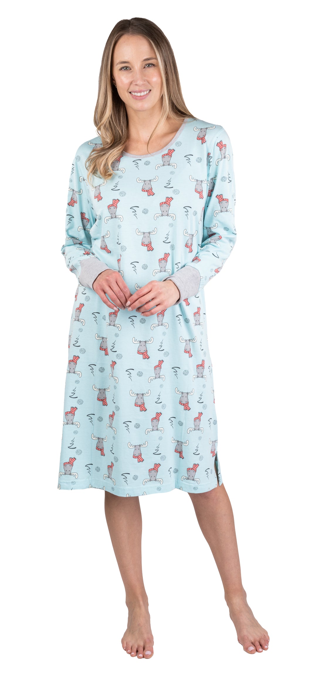 Reindeer print nightgown promo