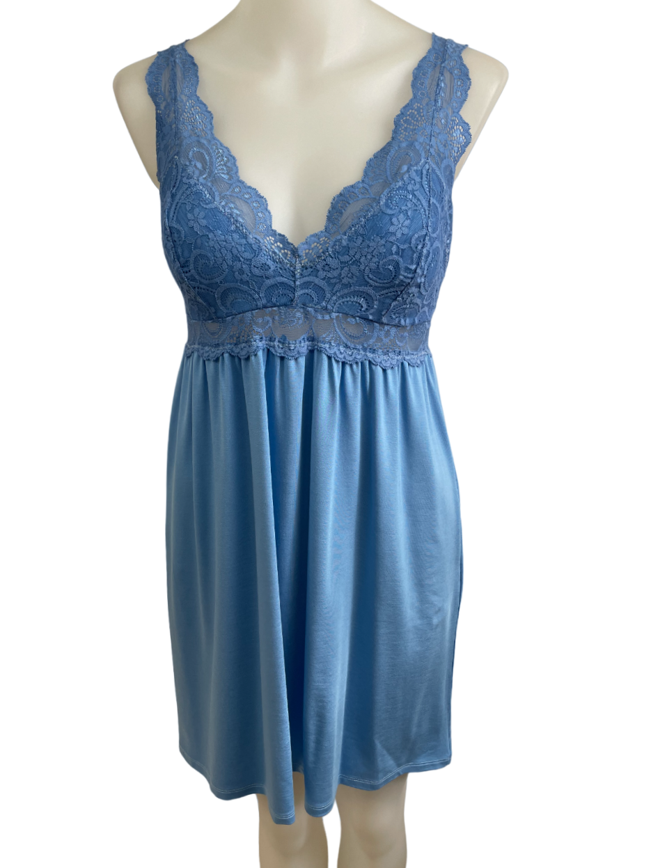 Upload image to gallery, Babydoll with elegant lace inserts + at back
