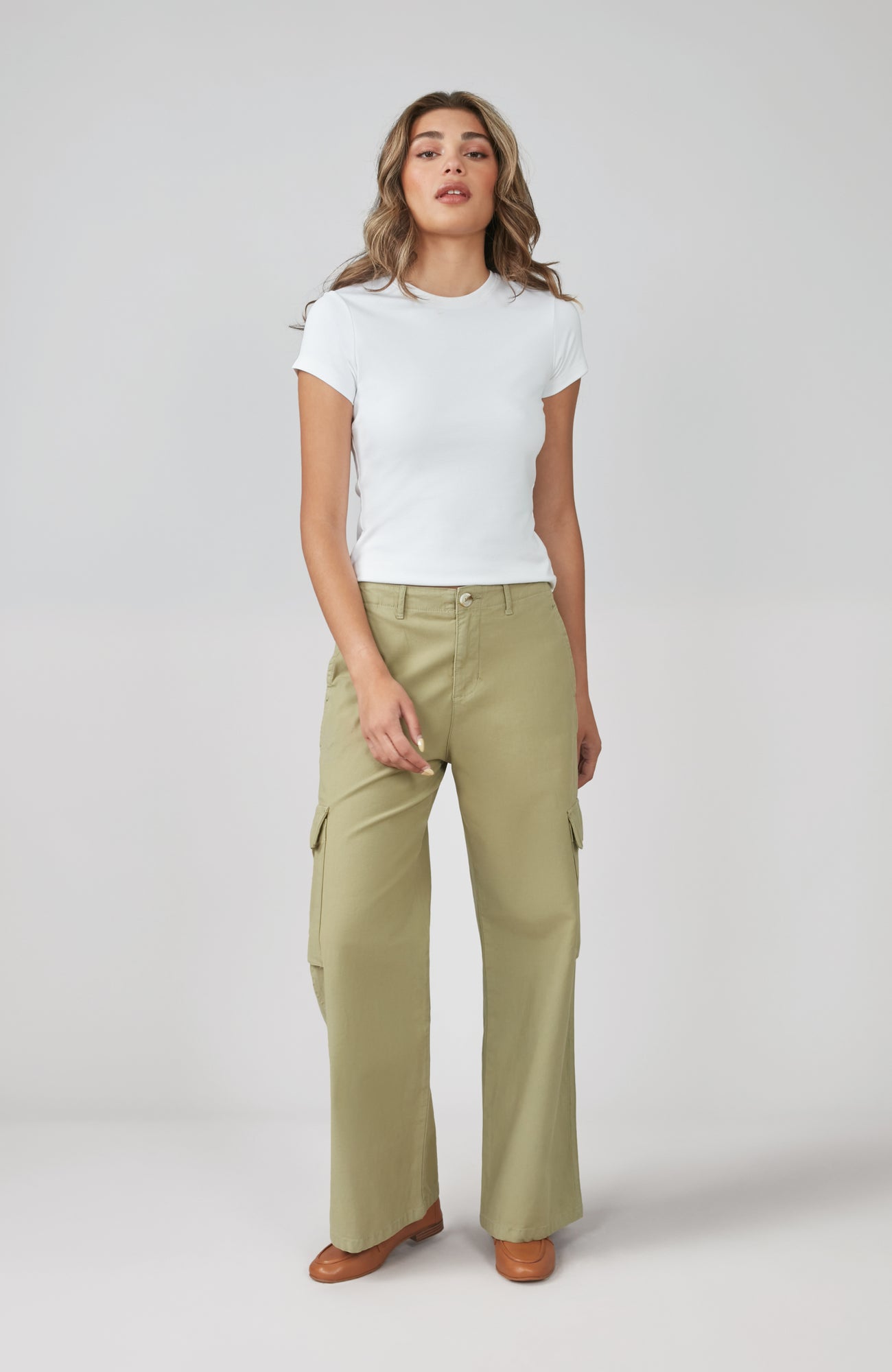 Upload image to gallery, Wide Leg Cargo Pants
