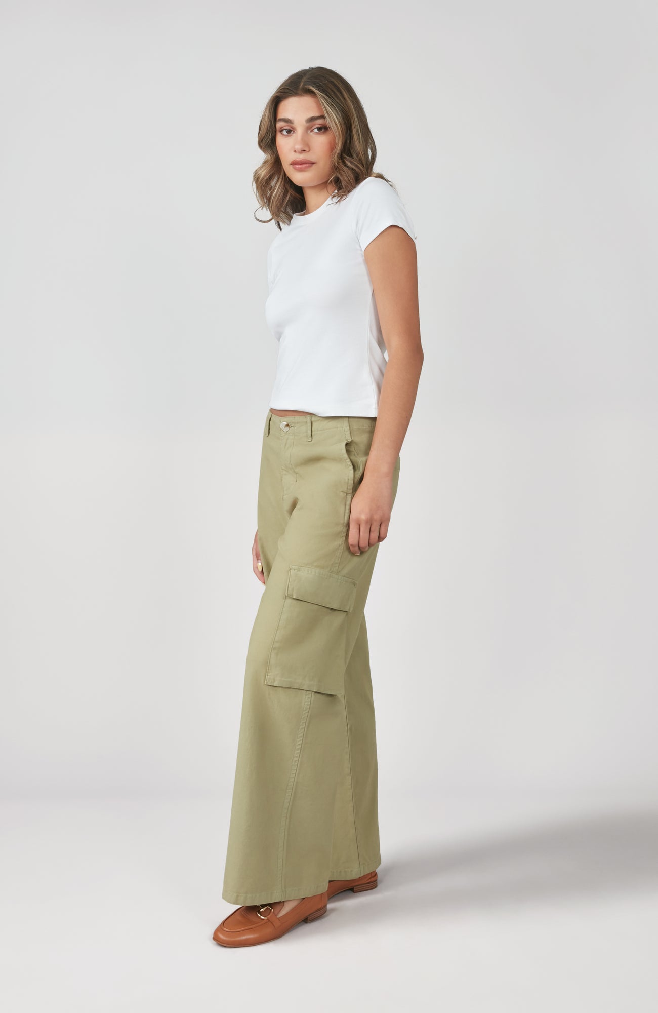Upload image to gallery, Wide Leg Cargo Pants
