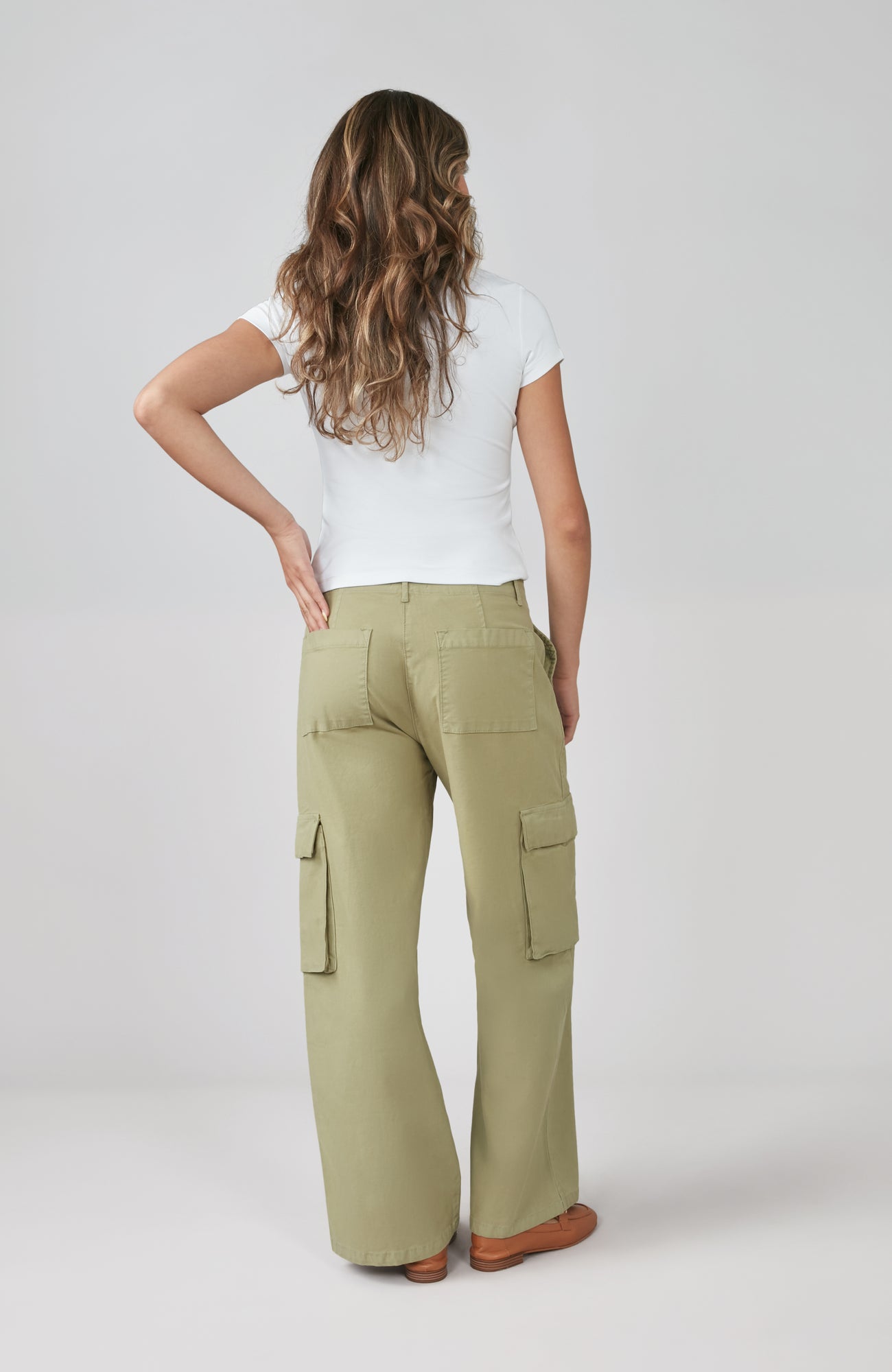 Upload image to gallery, Wide Leg Cargo Pants
