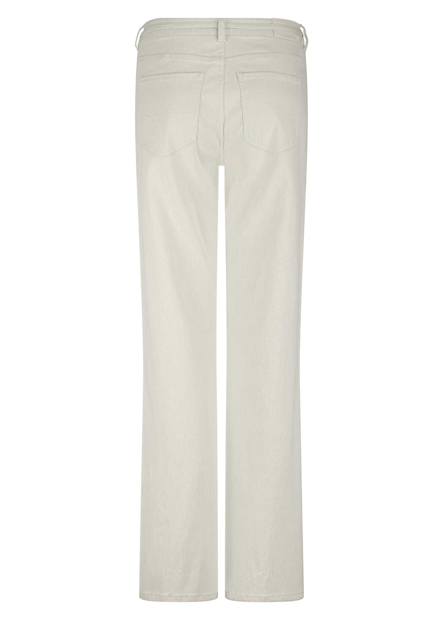 Load image in gallery, Straight denim trousers with lurex - Tramontana
