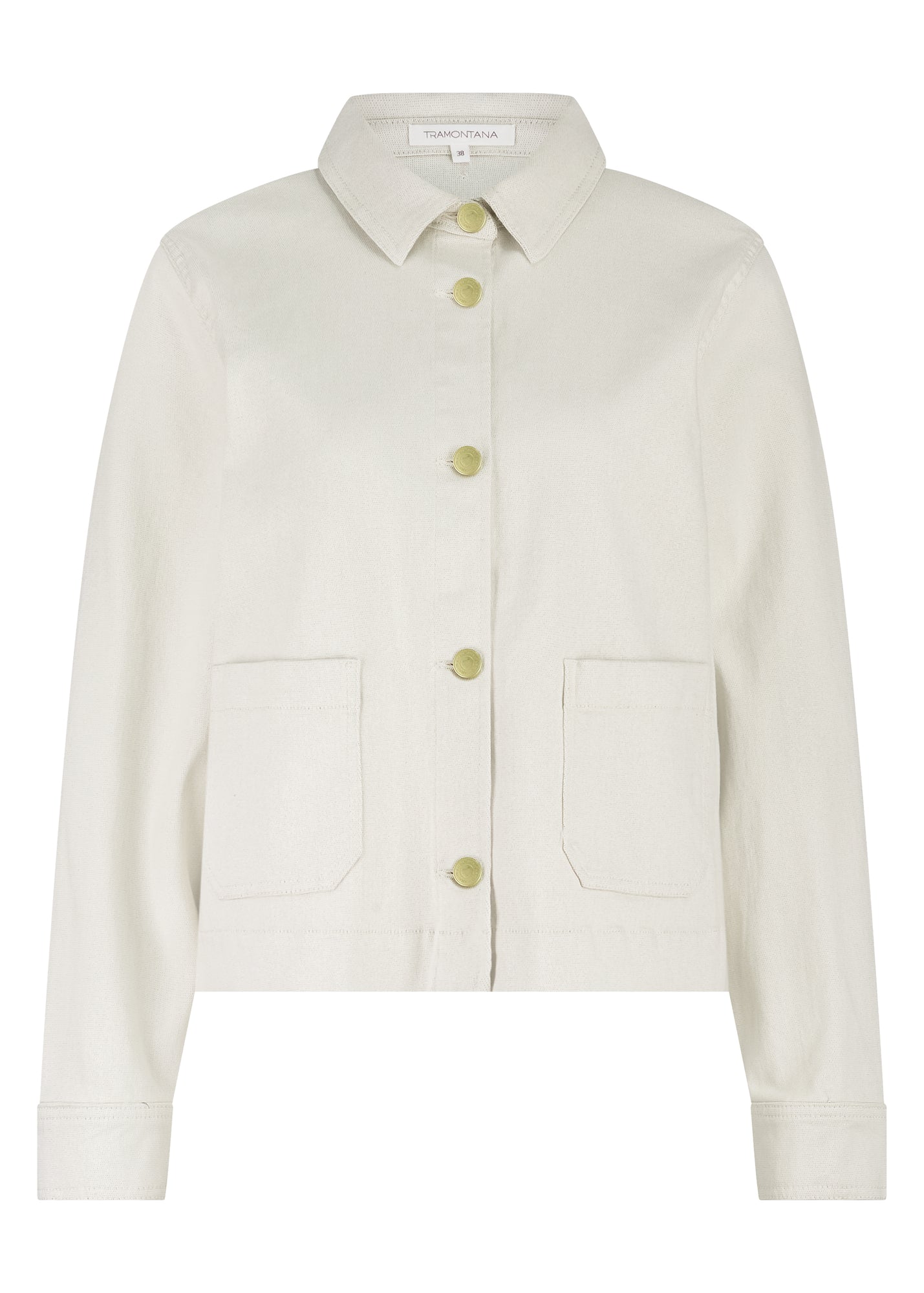 Load image in gallery, Denim jacket with lurex - Tramontana
