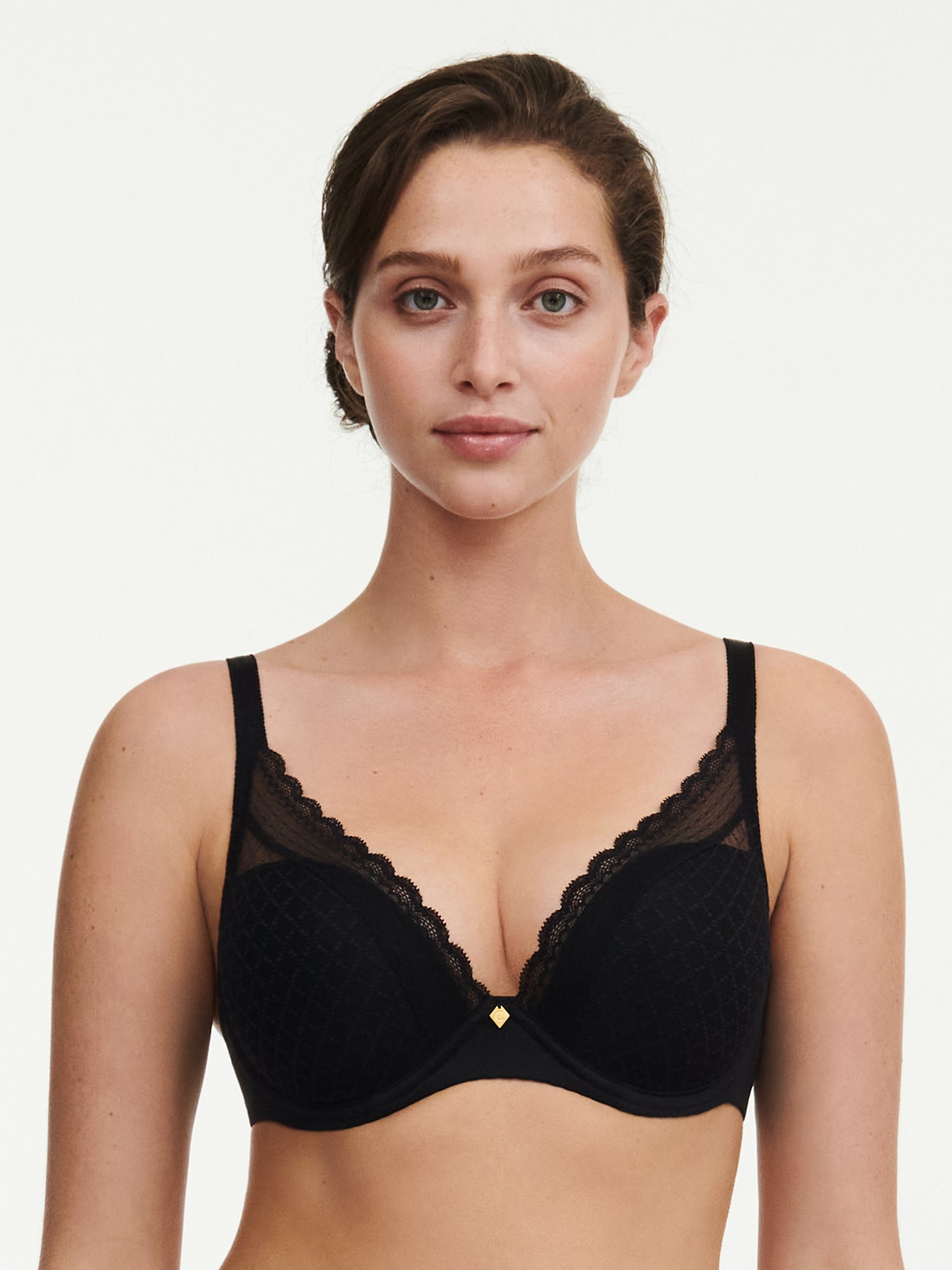 Upload image to gallery, Norah Chic Plunge Underwire Bra - Chantelle
