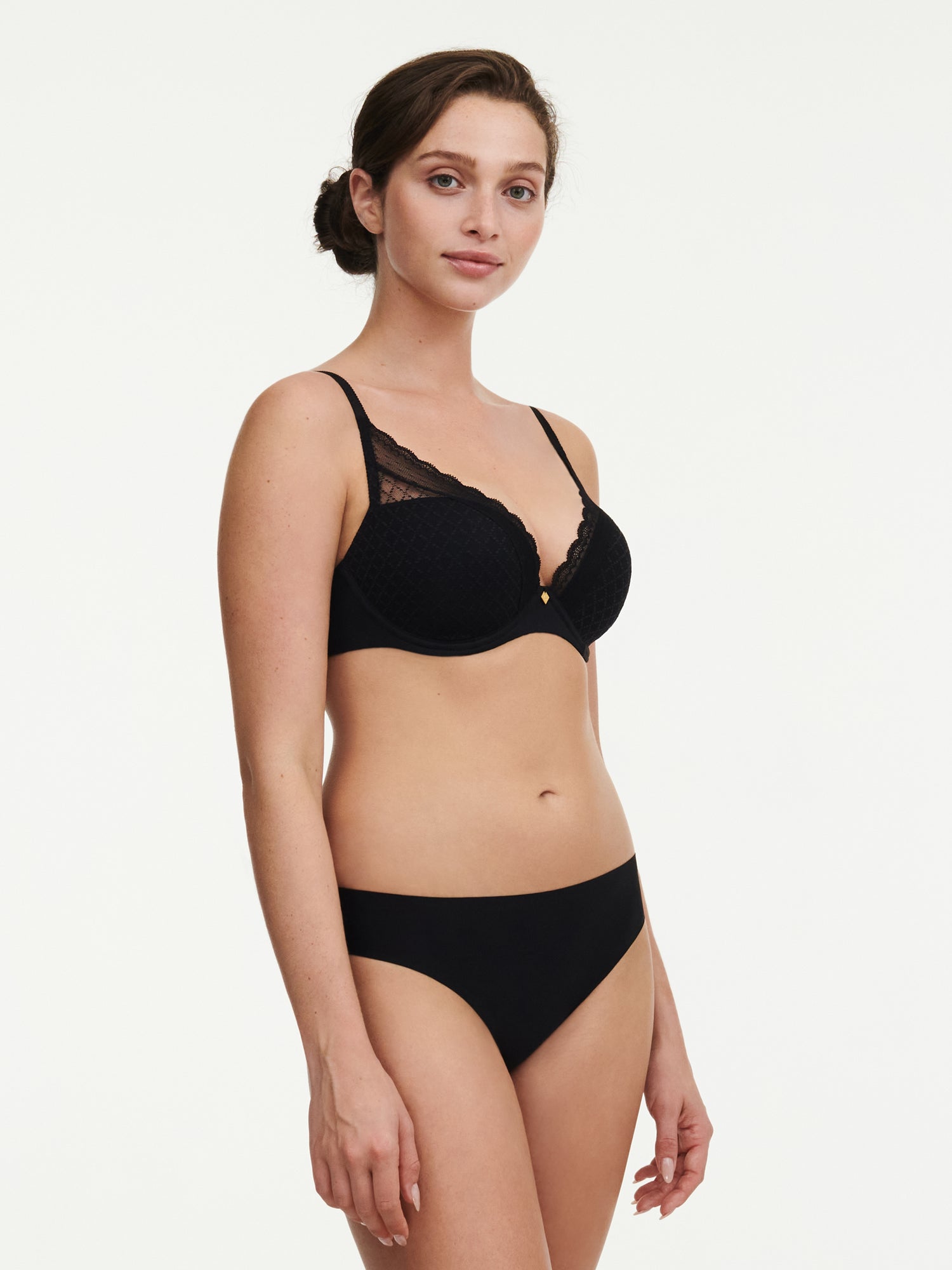 Upload image to gallery, Norah Chic Plunge Underwire Bra - Chantelle
