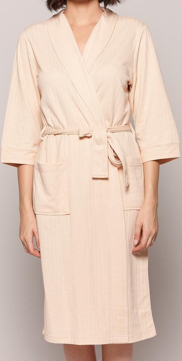 Jacquard dressing gown