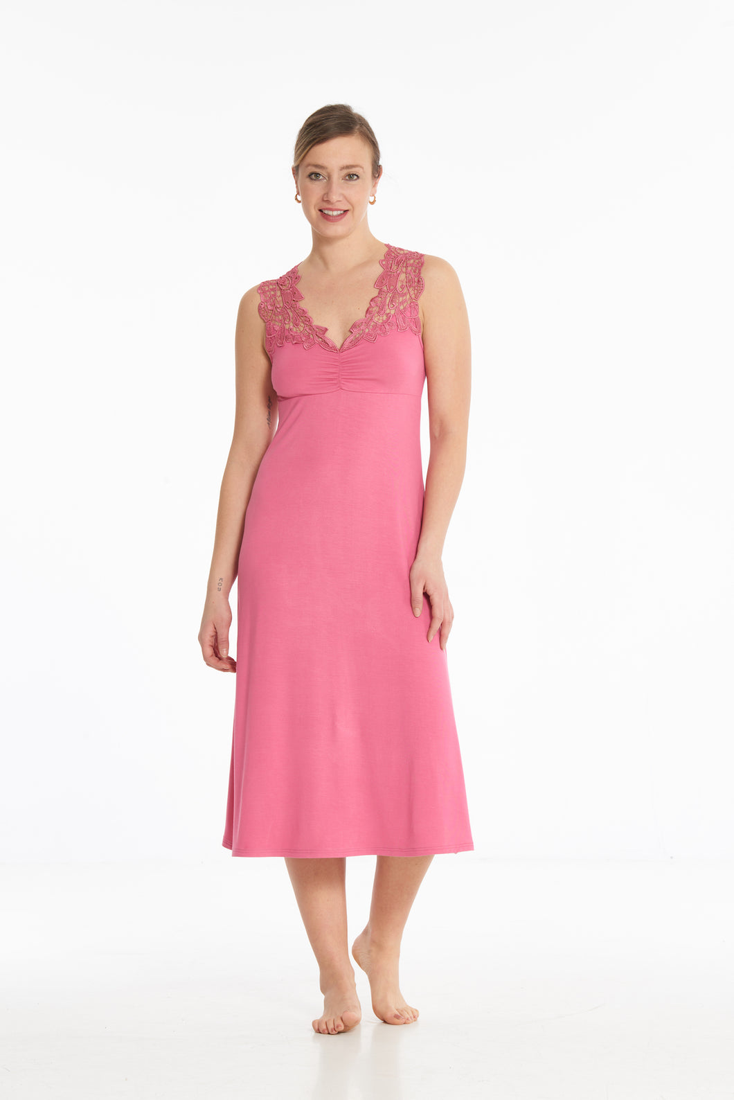 Long dress Top guipure front and back