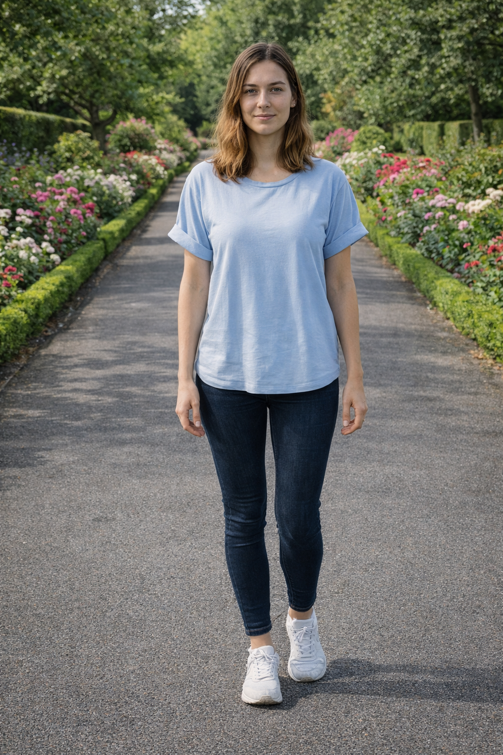 Upload image to gallery, Folded Batwing Sleeve Casual T-Shirt

