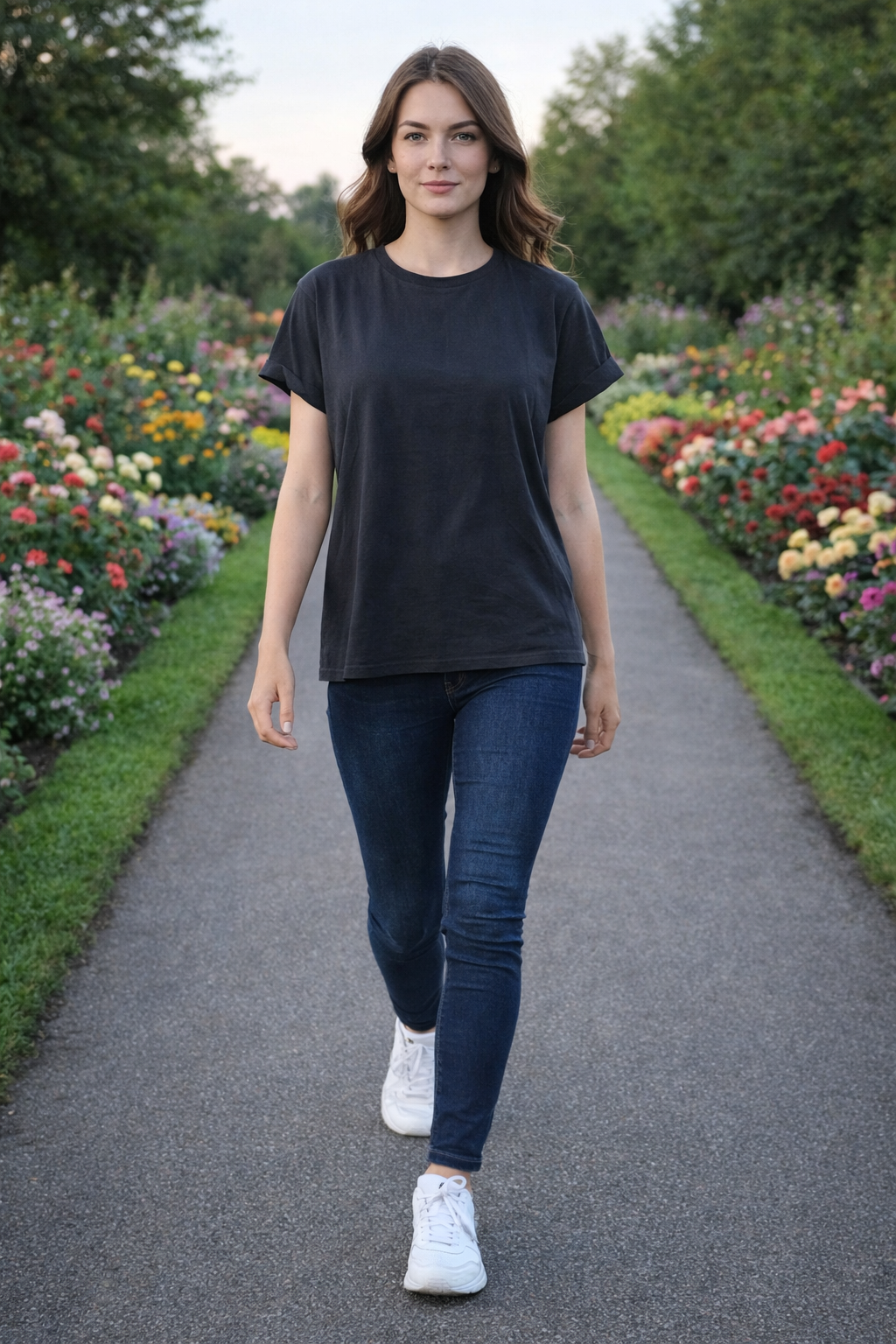 Upload image to gallery, Folded Batwing Sleeve Casual T-Shirt
