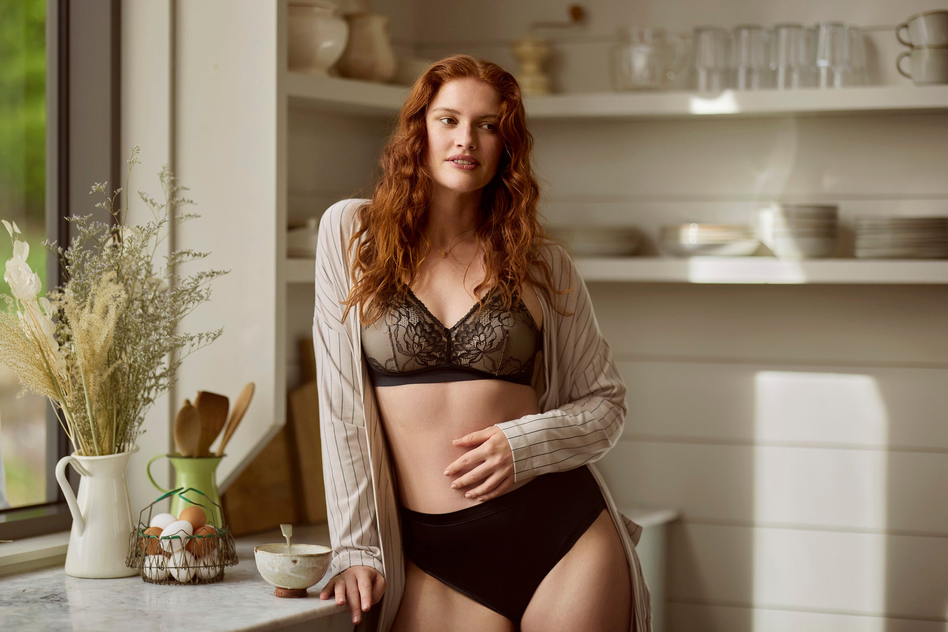 Upload image to gallery, EcoPure Retro Lace Underwire Bra
