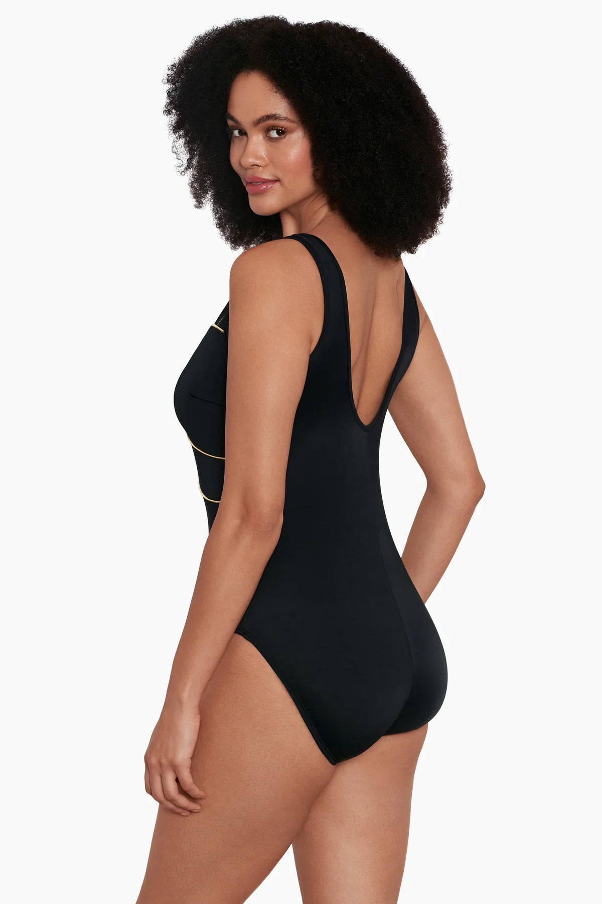Upload image to gallery, Piping The Wave mesh neckline jersey
