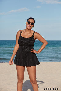 Upload image to gallery, Diamond Galaxy princess cut swimsuit dress
