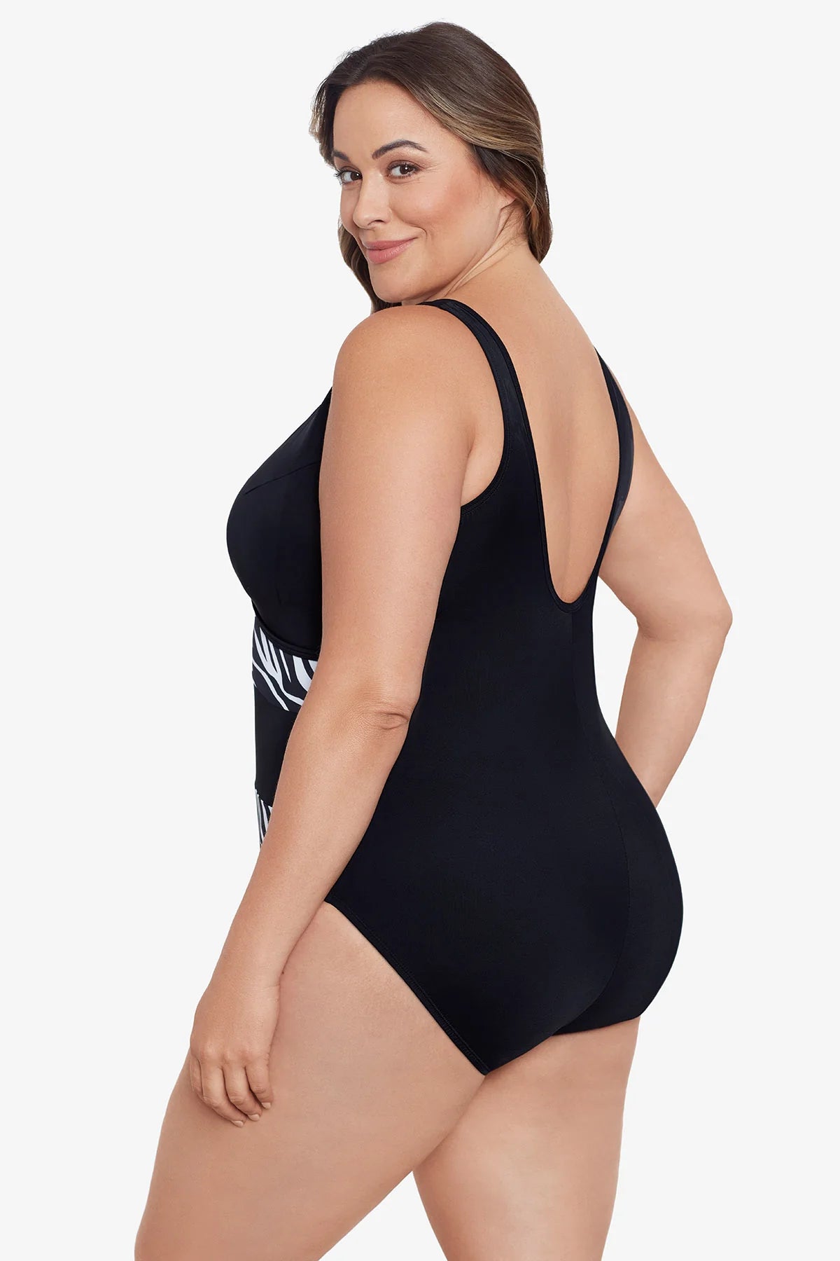 Charger l'image dans la galerie, Maillot 1pc avec insertions zébrées Animal Instinct
