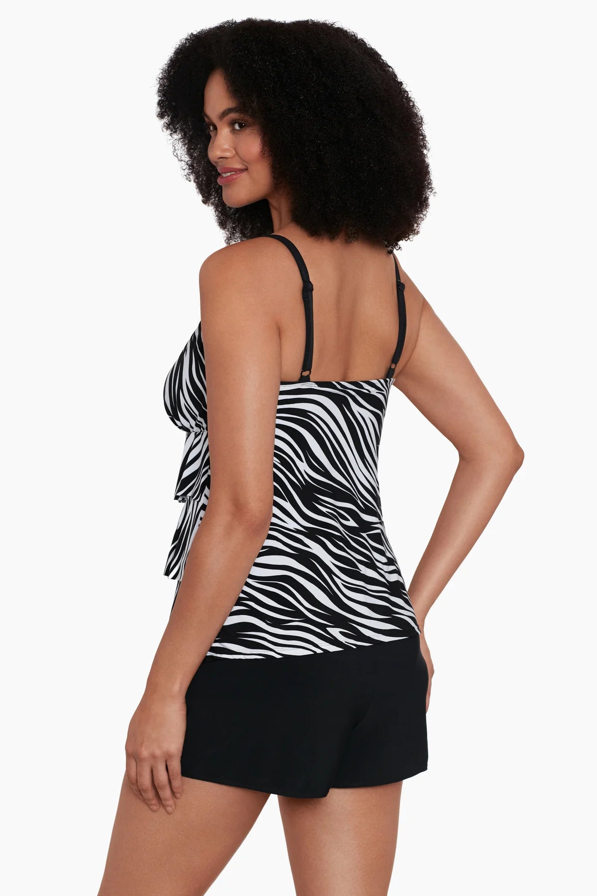 Upload image to gallery, Maillot shortini 1p avec poches et à volants Animal Instinct
