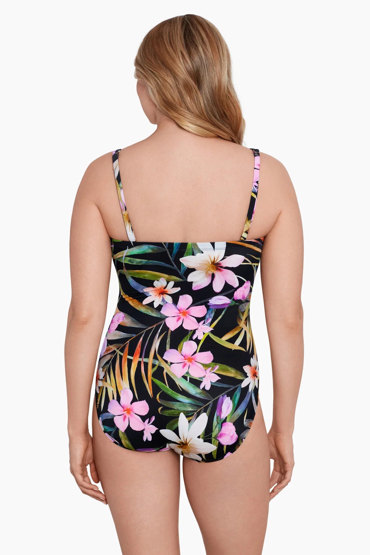 Charger l'image dans la galerie, Maillot 1pc bandeau imp. fleurs exotiques Elysian Fields
